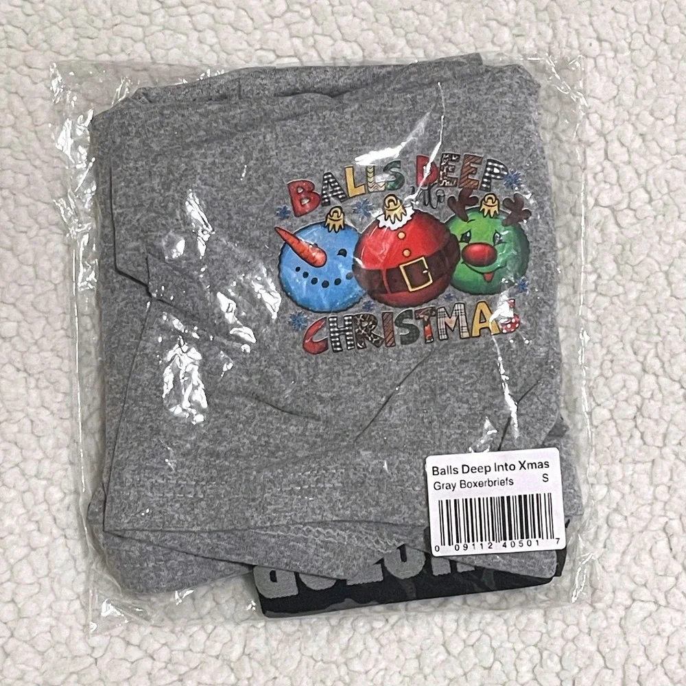 Balls Deep Into‎ Christmas Victory League Boxer Briefs Size Small (28-30) New